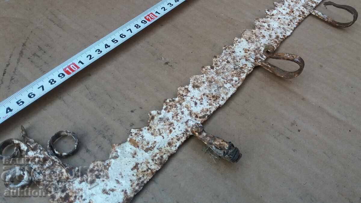 Auction  Wrought Iron Old Coat Rack