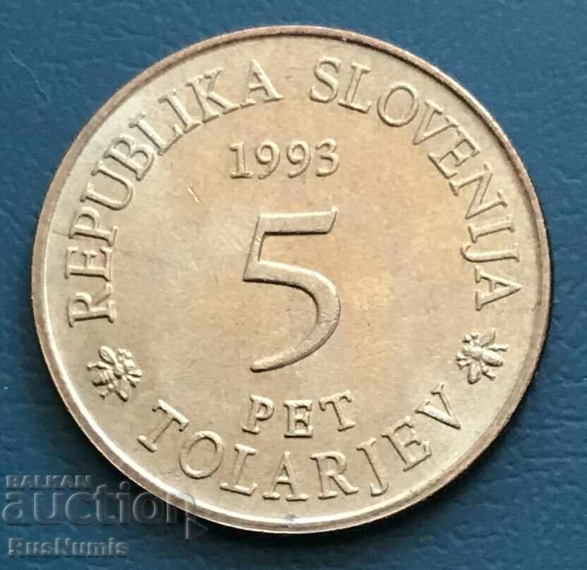 Словения.5 толара 1993 г.300 г. Словенска академия на науки. с цена € 5.01 | 9.80 лв. Словения.5 толара 1993 г.300 г. Словенска академия на науки. с цена € 5.01 | 9.80 лв.