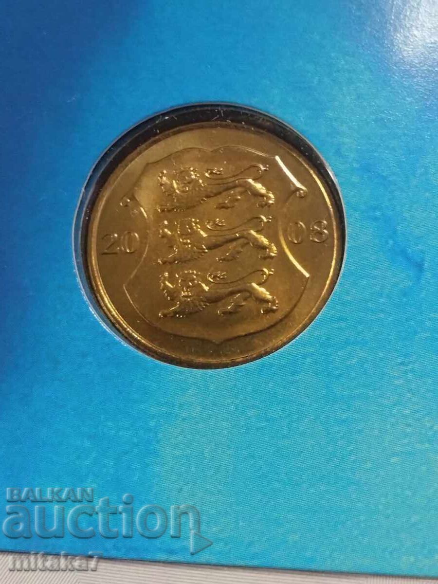 Set monedă și bancnotă 2008, Estonia - 5