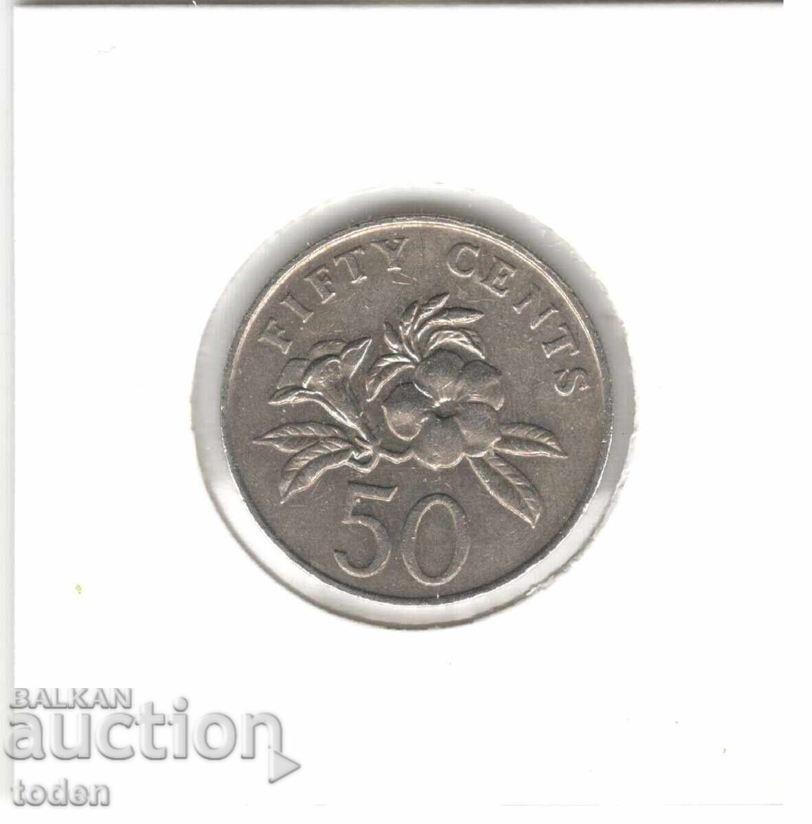 Аукцион Singapore-50 Cents-1986-KM# 53-ribbon upwards Аукцион Singapore-50 Cents-1986-KM# 53-ribbon upwards