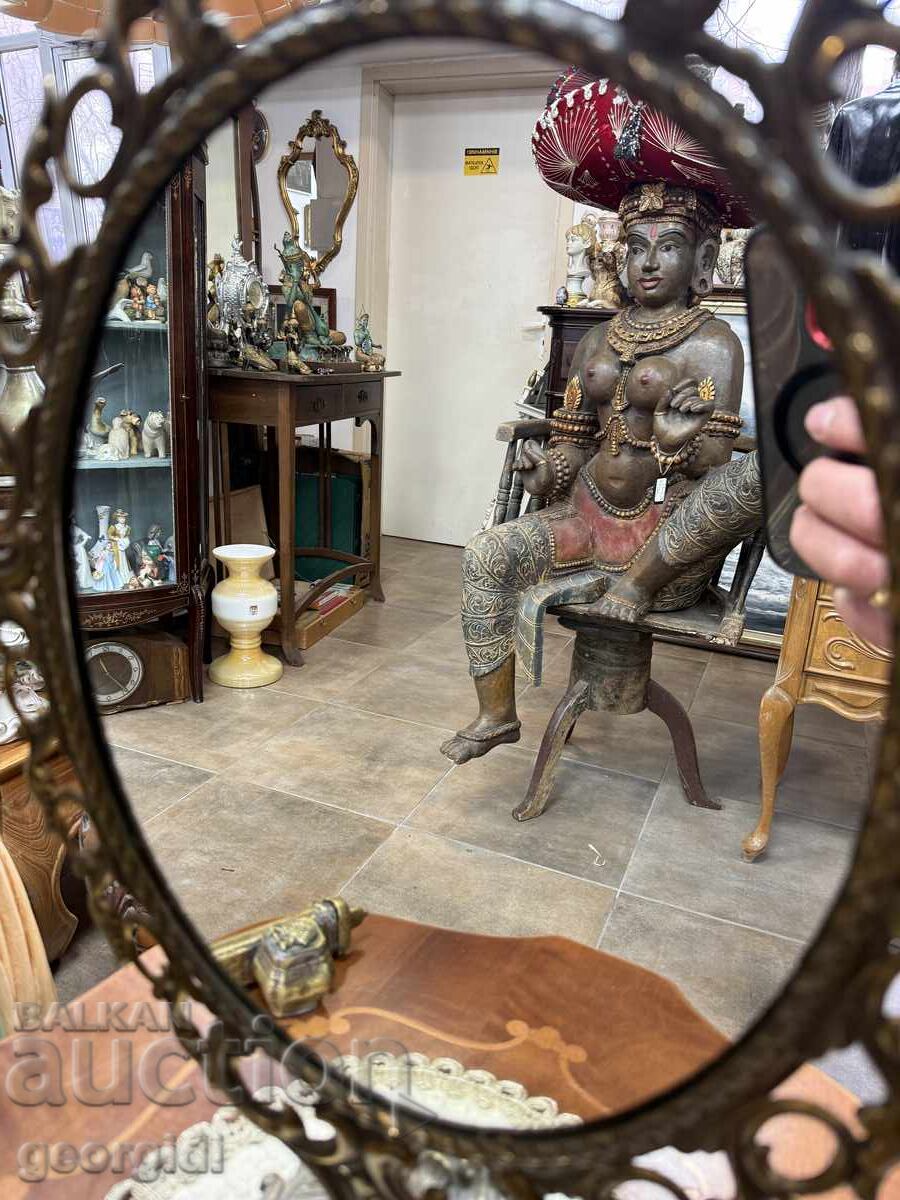 Παράδοση Παλιό επιτραπέζιο καθρέφτη τύπου ΜΠΑΡΟΚ. №7763 Παράδοση Παλιό επιτραπέζιο καθρέφτη τύπου ΜΠΑΡΟΚ. №7763