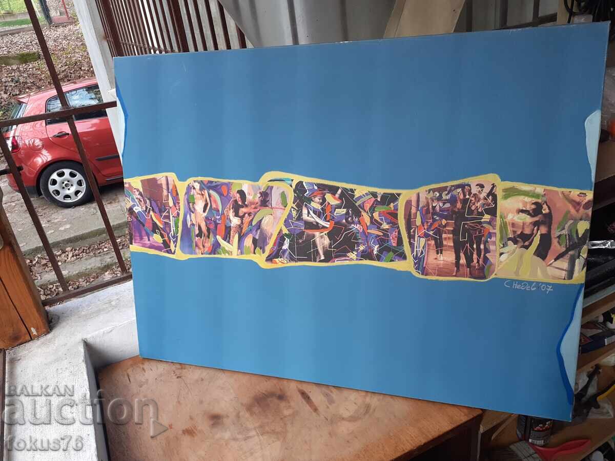 Tablou ulei pe pânză, pictor Svetlozar Nedev, St. Zagora