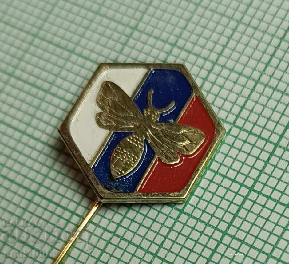 2 buc. insignii cu Albina Uniunea Apicultorilor din Slovenia - 6