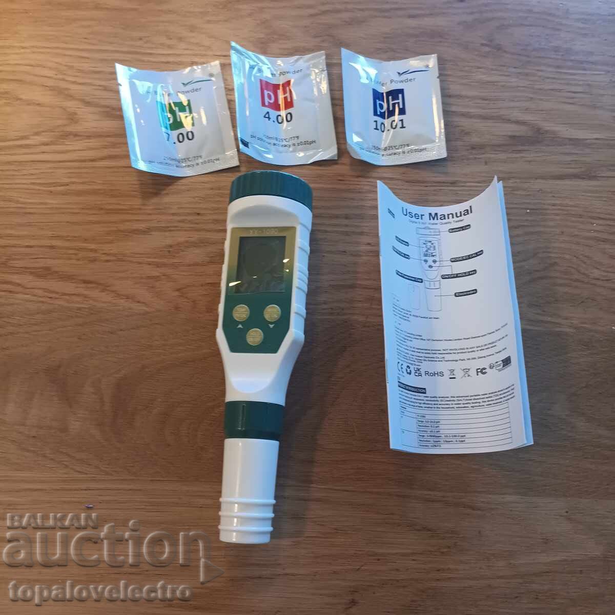 NOU! 5-în-1 pH metru, pH, EC, TDS, salinitate și temperatură - 5