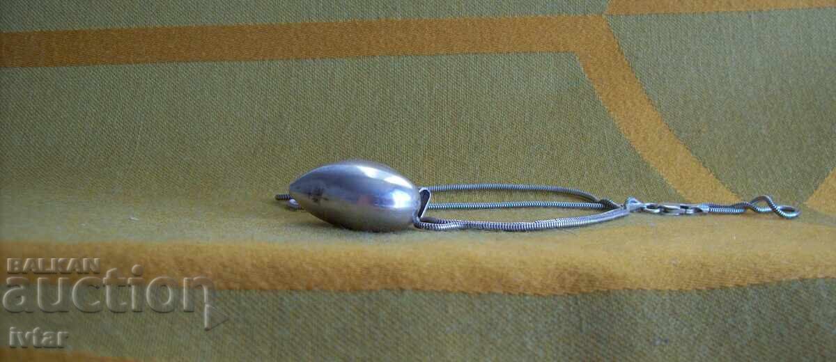 Necklace, heart silver - 5