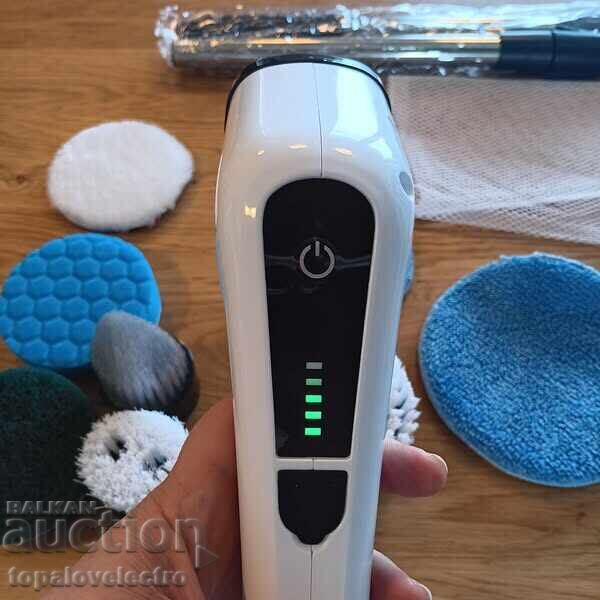 ΝΕΟ! Ηλεκτρική βούρτσα, 8 σε 1, τηλεσκοπική λαβή - 6