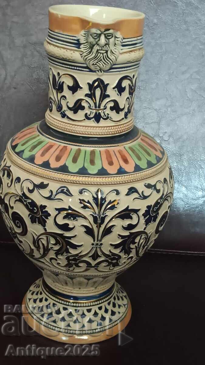 Δημοπρασία Κεραμική διακοσμητική κανάτα, 2,5 λ Δημοπρασία Κεραμική διακοσμητική κανάτα, 2,5 λ