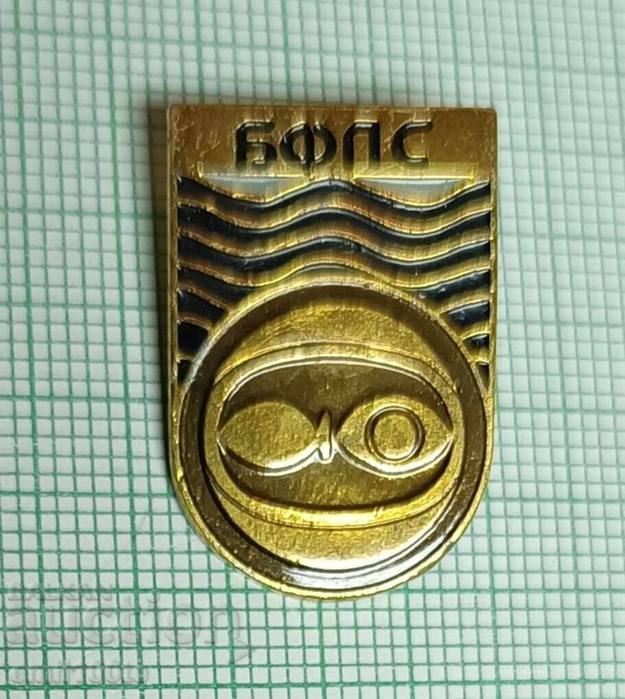 Значка- БФПС Българска федерация по подводни спортове