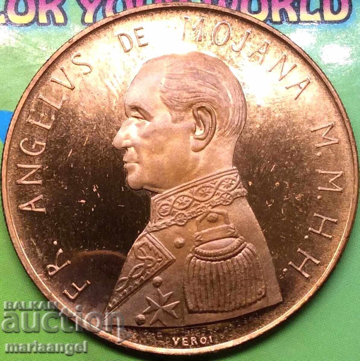 Ordinul de Malta 10 grani 1984 S.M.Order of Malta bronz - 6