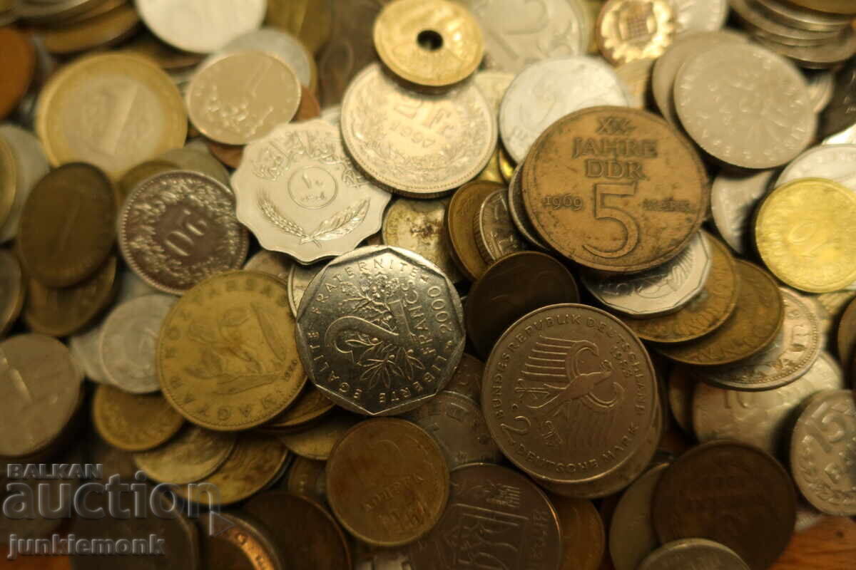Аукцион 1,3 кг. ЧУЖДЕСТРАННИ МОНЕТИ ОТ 20 ВЕК !!! Аукцион 1,3 кг. ЧУЖДЕСТРАННИ МОНЕТИ ОТ 20 ВЕК !!!