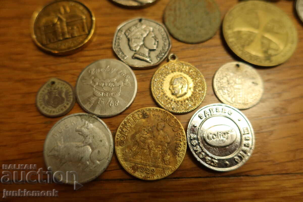 Аукцион ЖЕТОНИ МЕДАЛИ И РАЗНИ ДРУГИ ДЖУНДЖУРИИ !!! Аукцион ЖЕТОНИ МЕДАЛИ И РАЗНИ ДРУГИ ДЖУНДЖУРИИ !!!