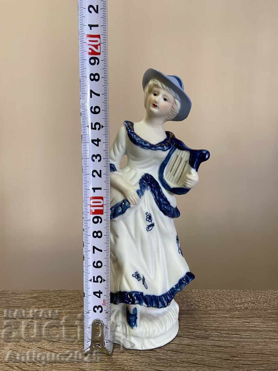 Vintage porcelain figurine "Lady with a lyre" with price € 15.34 | 30.00 BGN