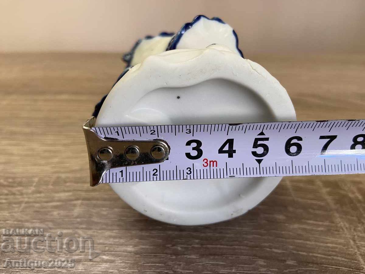 Αντίκα πορσελάνινο ειδώλιο "Κυρία με λύρα" - 5