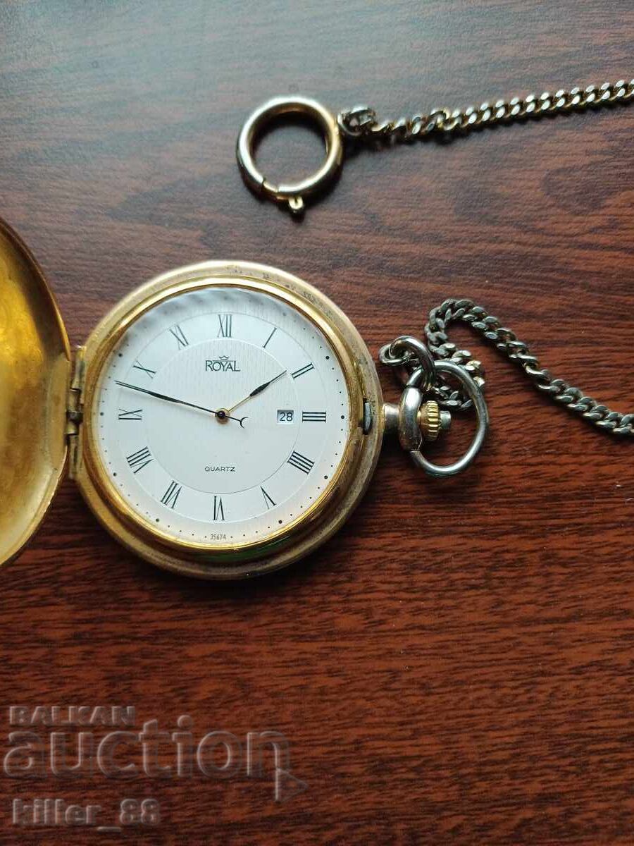 Τσέπης ρολόι Royal με κούμπωμα με τιμή € 51.13 | 100.00 BGN