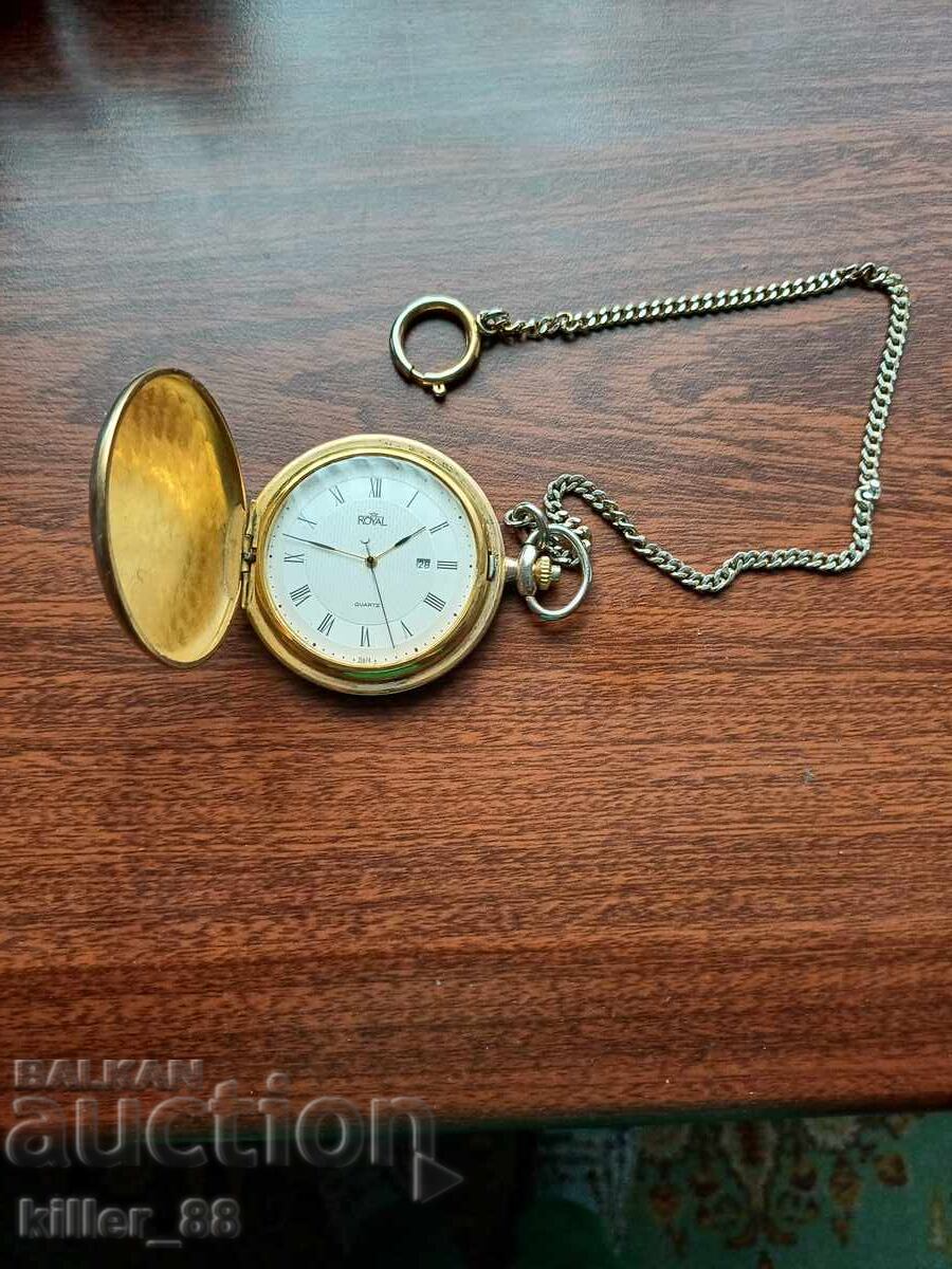 Τσέπης ρολόι Royal με κούμπωμα