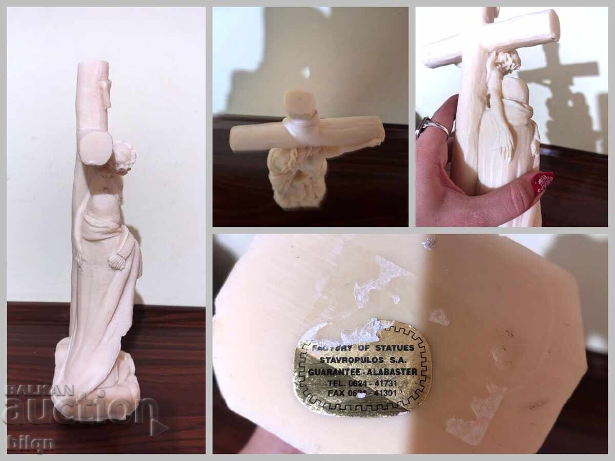 Great Alabaster Crucifix Statue - 6 Great Alabaster Crucifix Statue - 6