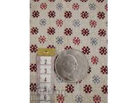 Британска корона (5 шилинга) от 1965 година с лика на Чърчил