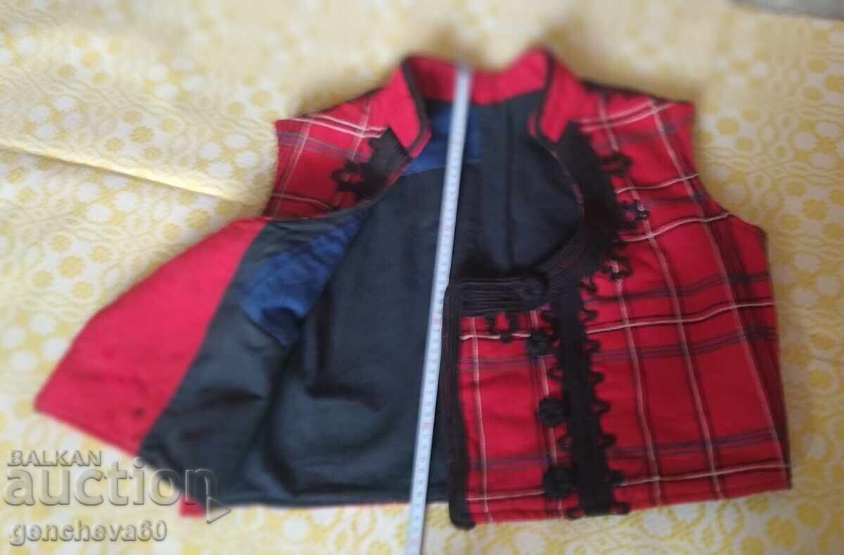 Vestă populară bărbătească cu găitane - 5