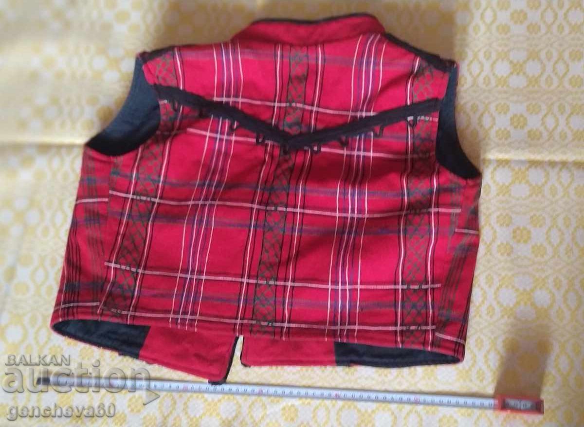 Vestă populară bărbătească cu găitane - 6