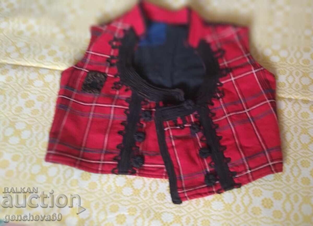 Vestă populară bărbătească cu găitane - 7
