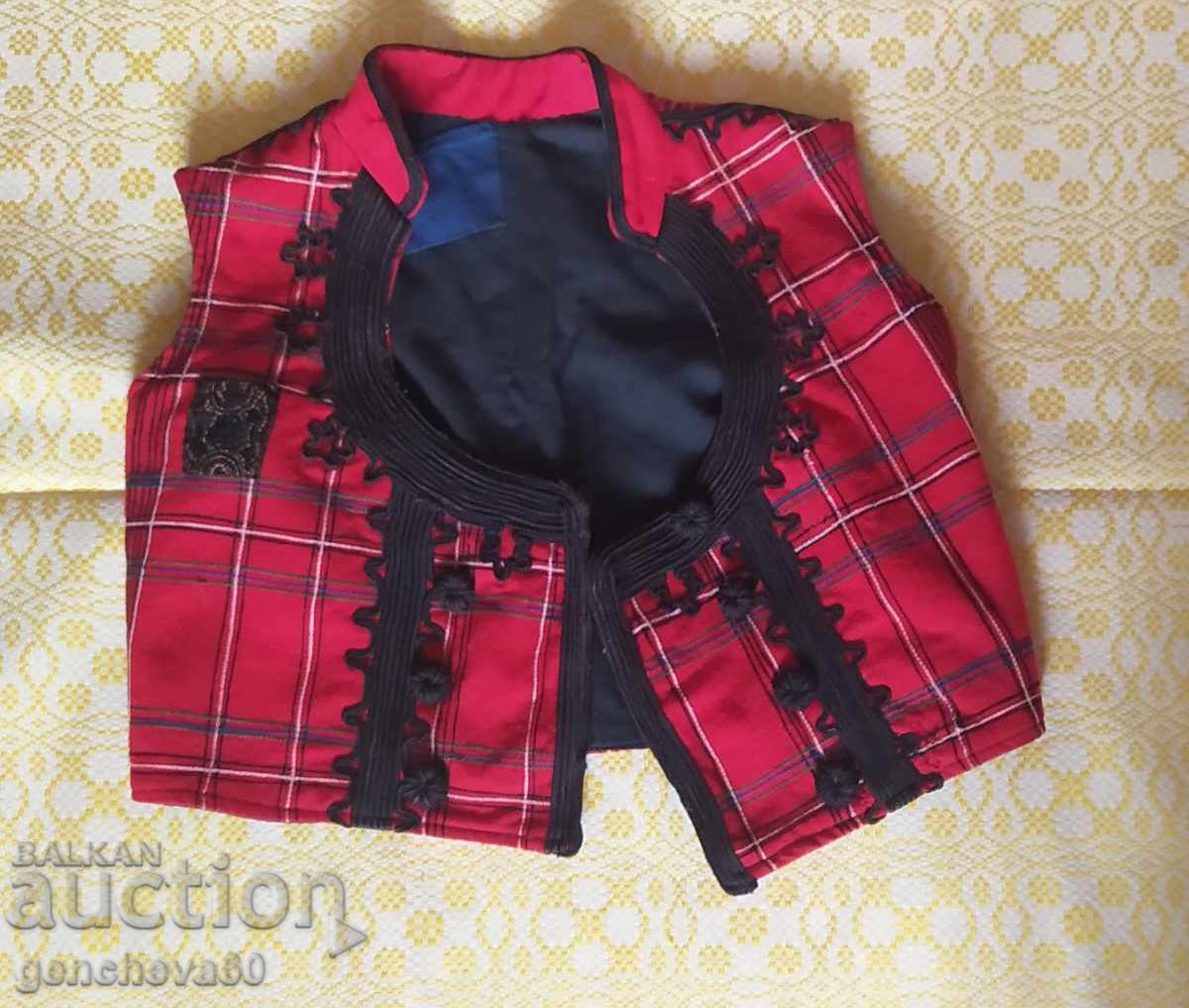 Фолклорен Мъжки елек с гайтани