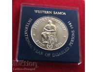 Самоа 1 долар 1981 Година на инвалидите IYDP