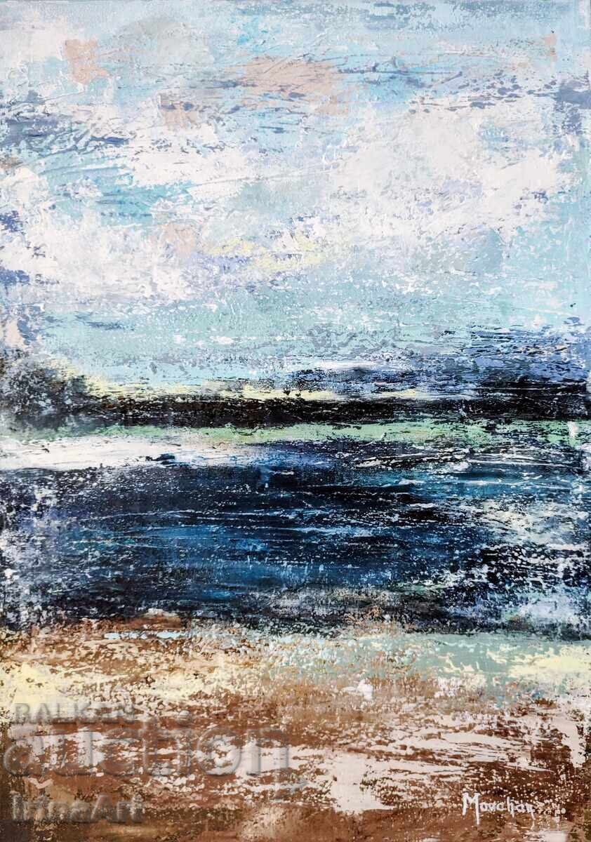 Ορίζοντας της Αχρονοσίας - Ira Mo (I. Movchan). Λάδι, 70x50