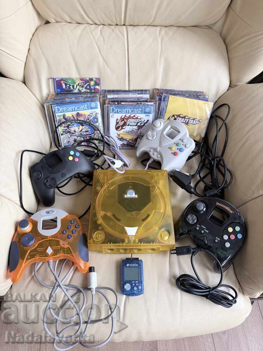 Sega Dreamcast Crystal Orange