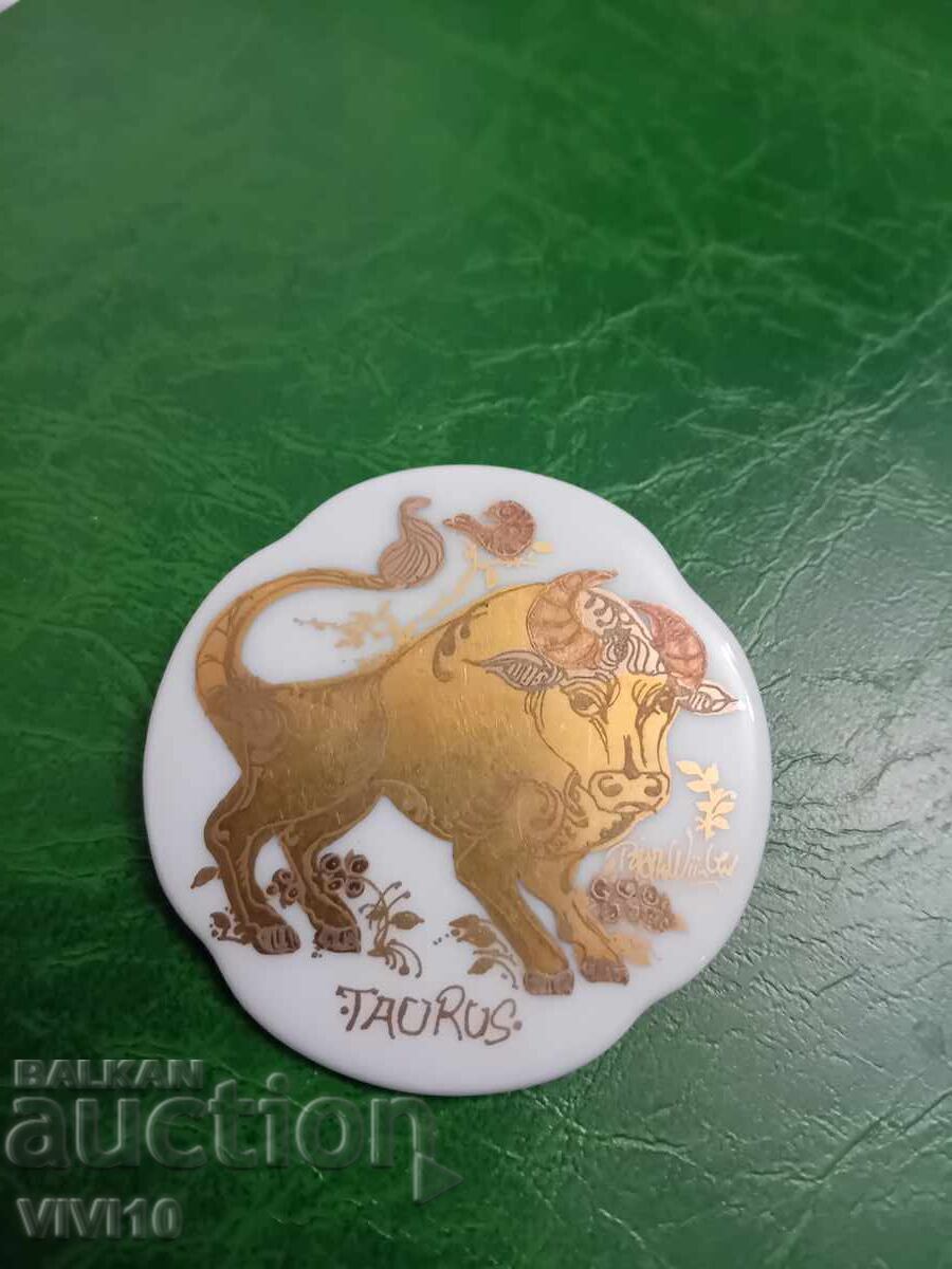 Antique Rosenthal Brooch, Gold Plated