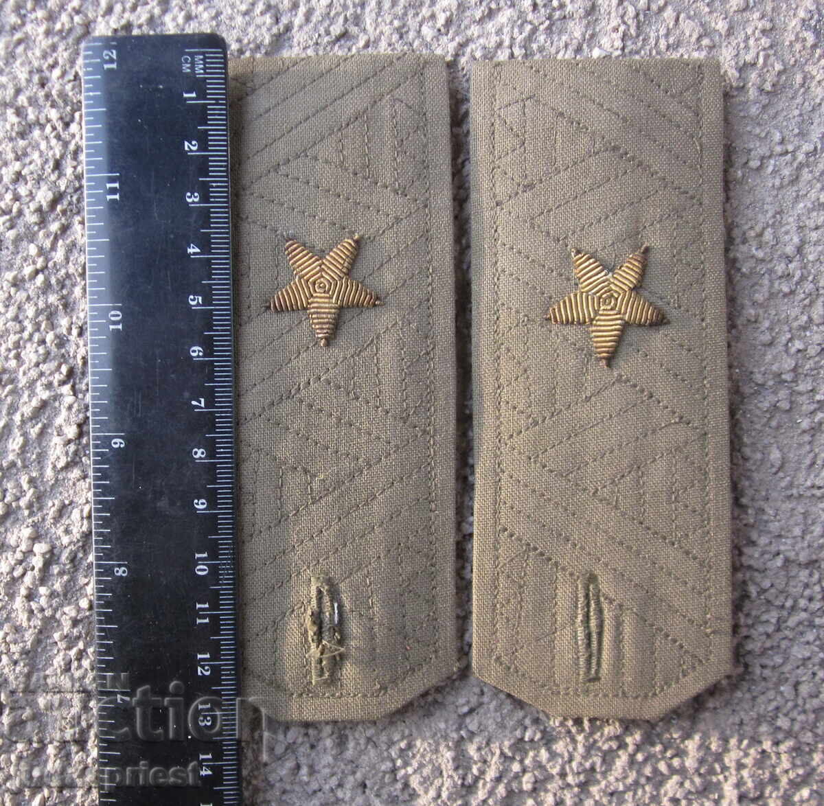 Доставка на Български военни генералски пагони генерал майор от соца Доставка на Български военни генералски пагони генерал майор от соца