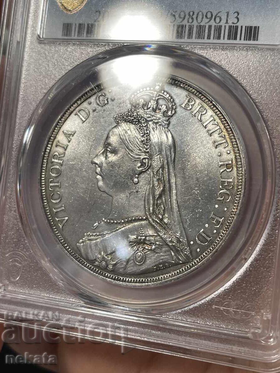 Marea Britanie, 1 coroană, 1887, MS62 PCGS cu preț € 639.11 | 1249.99 BGN
