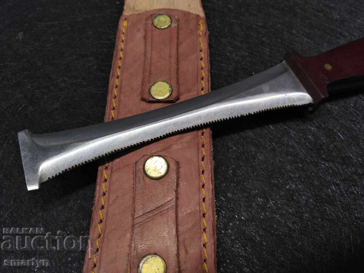 Bulgarian parachute knife "Stroporez", saber, blade, air force - 5
