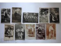 Costume populare din Bulgaria, fotografii format carte poștală