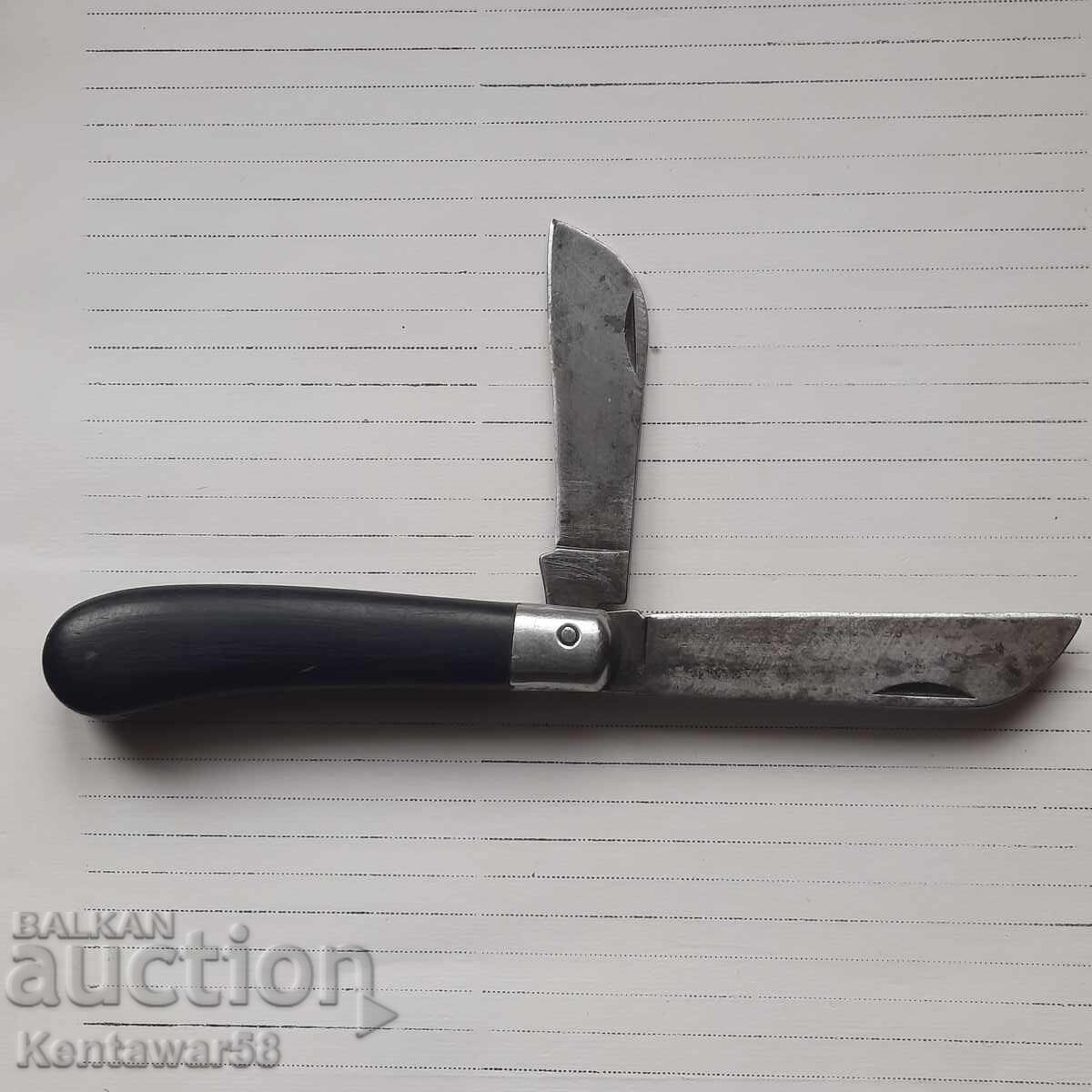 Рядък сгъваем нож с две остриета. - 5 Рядък сгъваем нож с две остриета. - 5