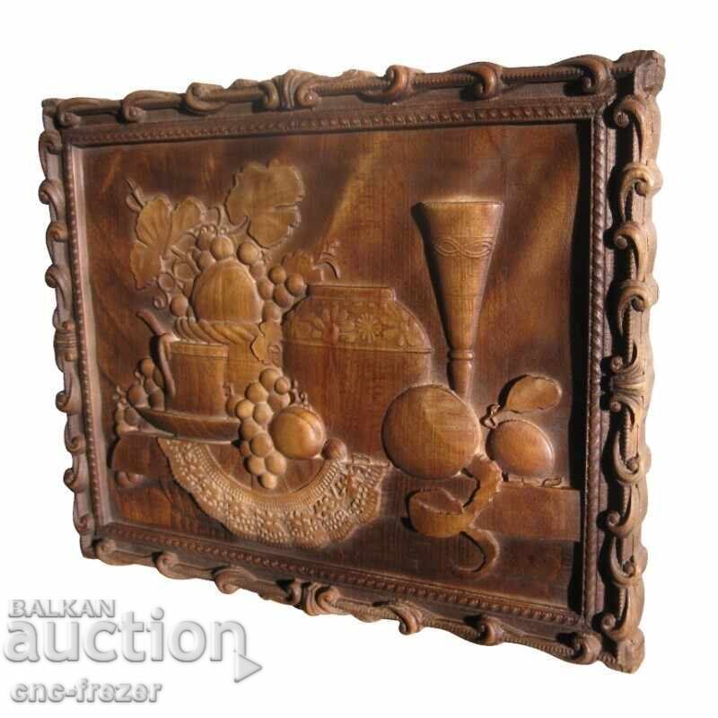 Sculptură în lemn "Natură statică" cu preț € 67.00 | 131.04 BGN Sculptură în lemn "Natură statică" cu preț € 67.00 | 131.04 BGN