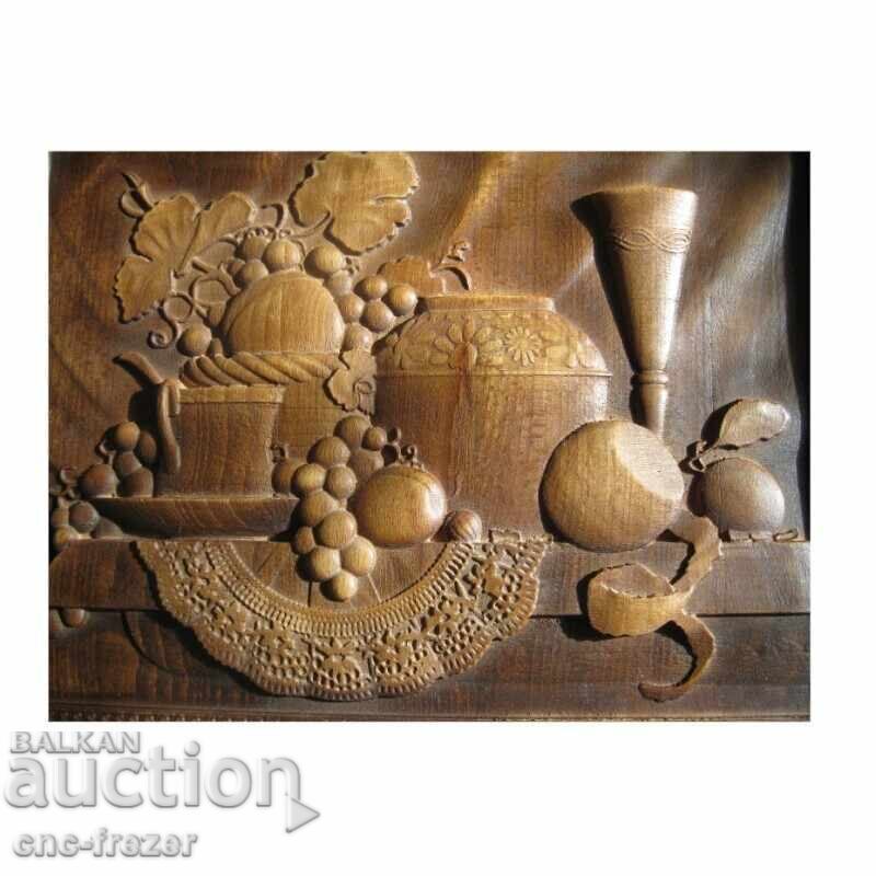 Livrarea Sculptură în lemn "Natură statică" Livrarea Sculptură în lemn "Natură statică"