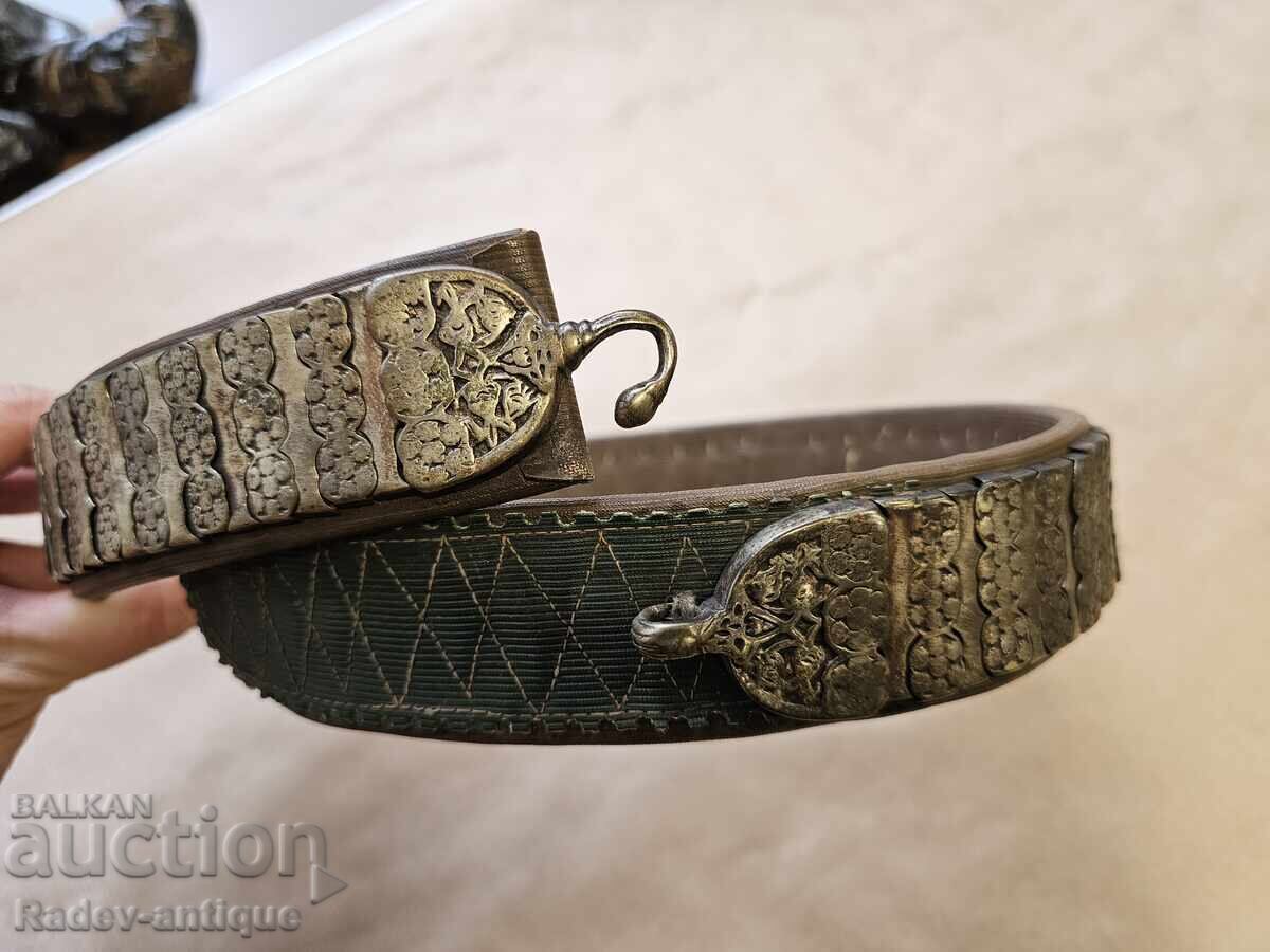 Αναγεννησιακή βουλγαρική εθνογραφική ζώνη σατσάν ασήμι - 5