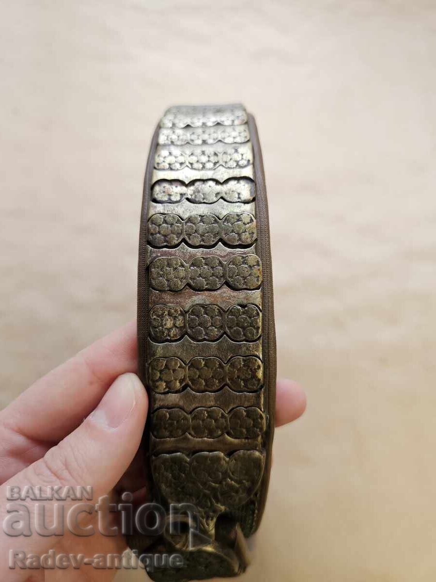 Αναγεννησιακή βουλγαρική εθνογραφική ζώνη σατσάν ασήμι - 6