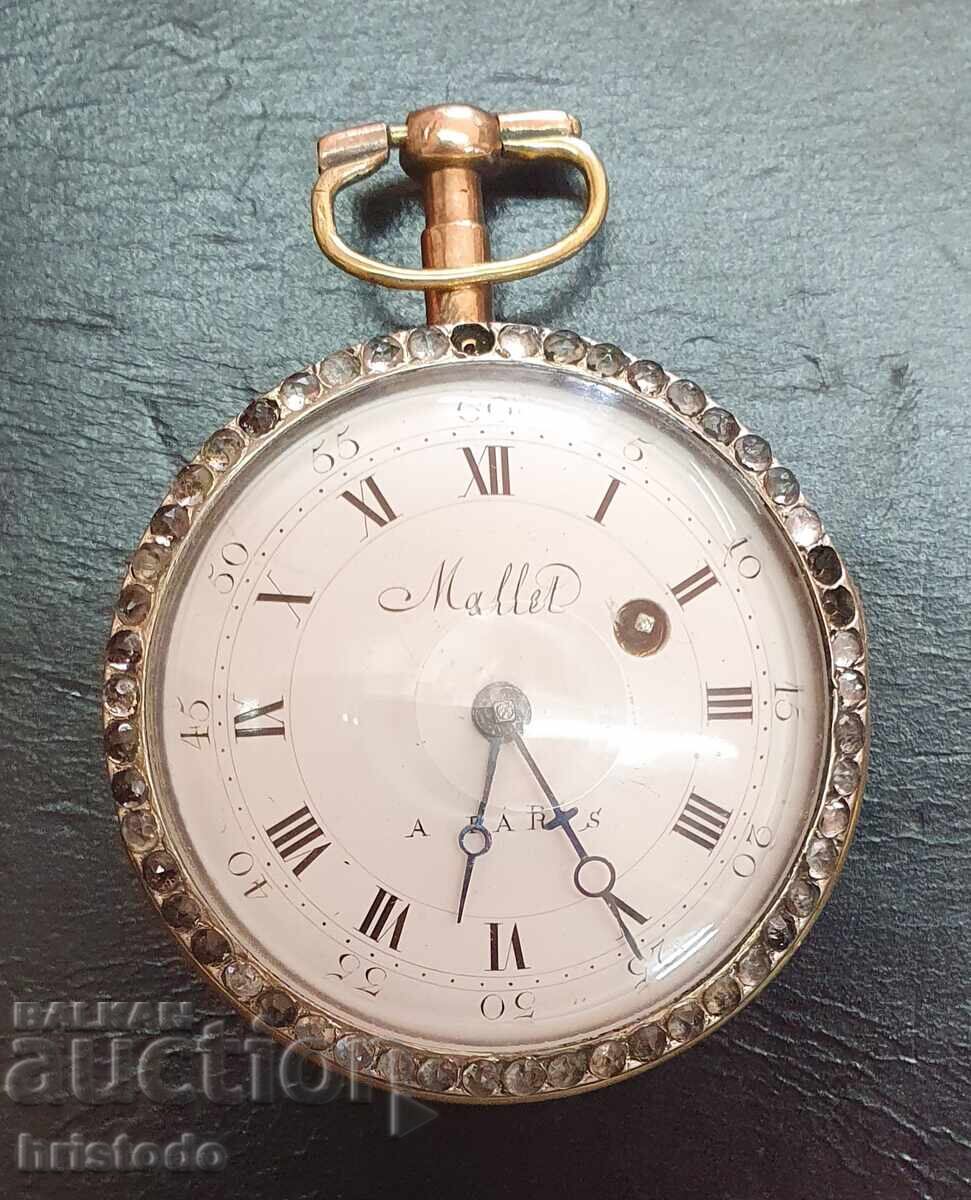 Ceas de buzunar francez foarte vechi, din 1800