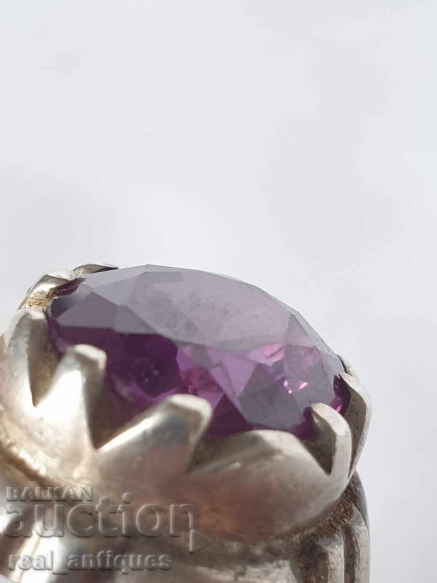 Inel de argint cu ametist - 6 Inel de argint cu ametist - 6