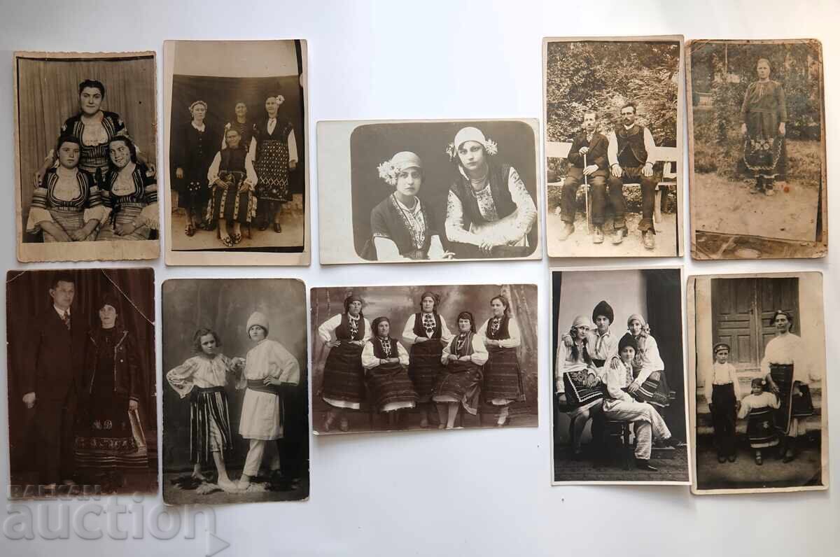 Народни носии на България, снимки с размер на пощенска карти Народни носии на България, снимки с размер на пощенска карти