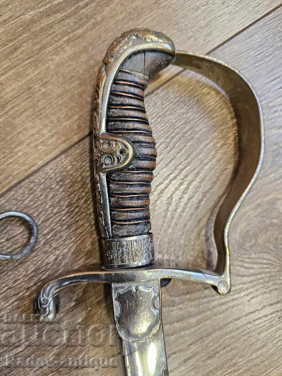 Sabie de paradă bulgărească Ferdinand 1905 - 6 Sabie de paradă bulgărească Ferdinand 1905 - 6