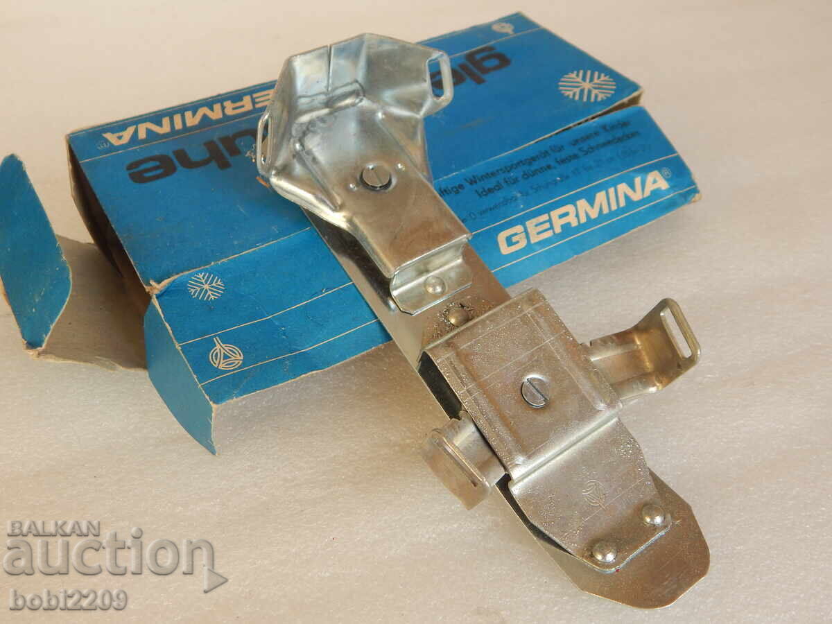 Детски Мини Ски Germina Метални стари Немски 17-21 см Нови Детски Мини Ски Germina Метални стари Немски 17-21 см Нови