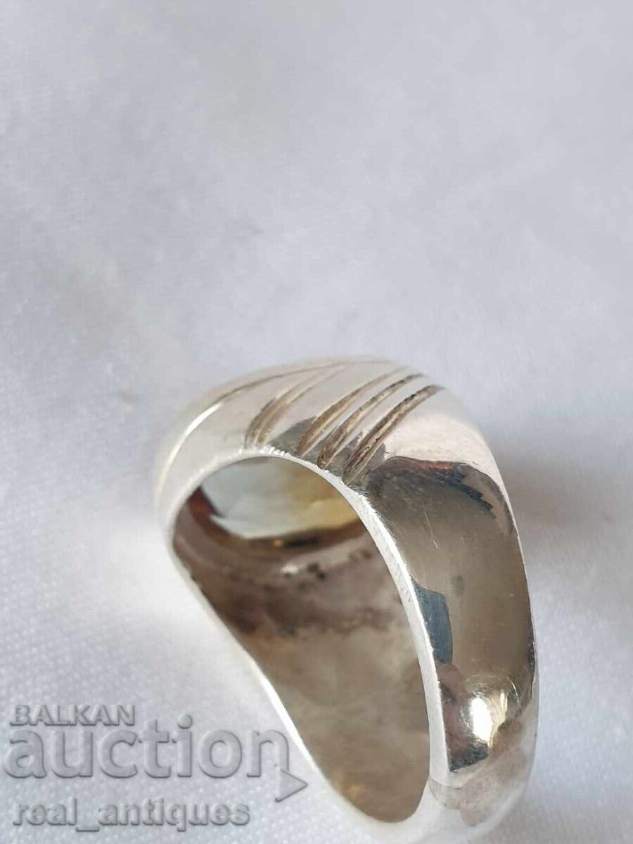 Delivery of Silver ring with citrine Delivery of Silver ring with citrine