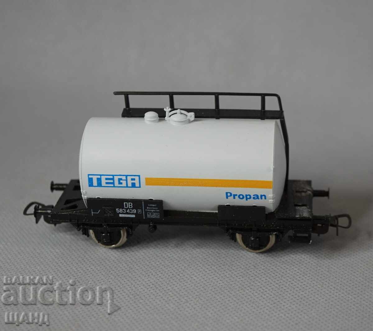 Licitație PIKO HO Jucărie veche germană model vagon cisternă