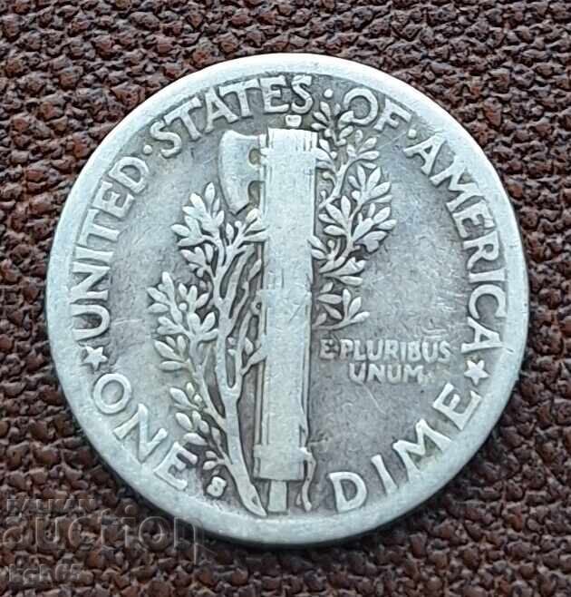 10 λεπτά 1936 ΗΠΑ. #1 με τιμή € 8.85 | 17.31 BGN