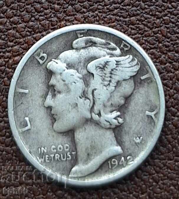 10 cenți 1942 SUA. #2