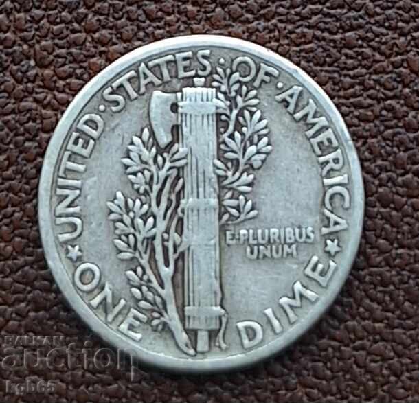 10 цента 1944 г. САЩ. #4 с цена € 8.85 | 17.31 лв.