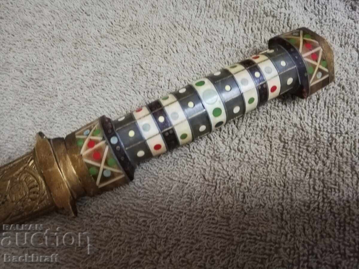 Pumnal arab, camă, cuțit, kumaya, jambiya, hanjar, lamă, teacă - 7 Pumnal arab, camă, cuțit, kumaya, jambiya, hanjar, lamă, teacă - 7