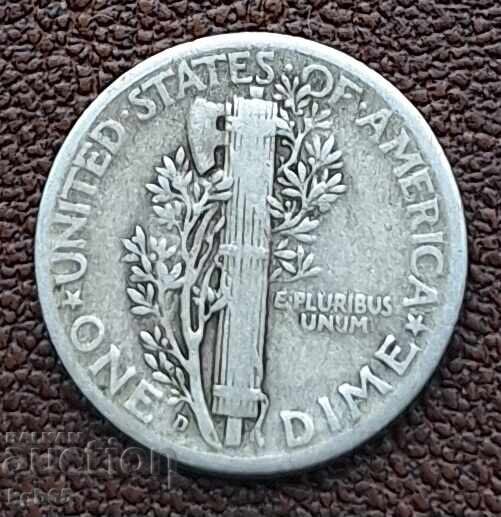 10 cenți 1944 SUA. #5 cu preț € 8.00 | 15.65 BGN 10 cenți 1944 SUA. #5 cu preț € 8.00 | 15.65 BGN